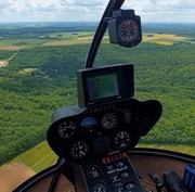 helikoptervlucht cockpit